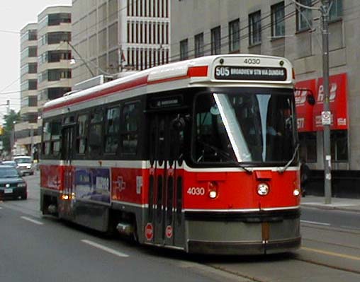 TTC UTDC CLRV streetcar 4030